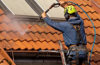 Démoussage et hydrofuge de toiture au Bourdeix